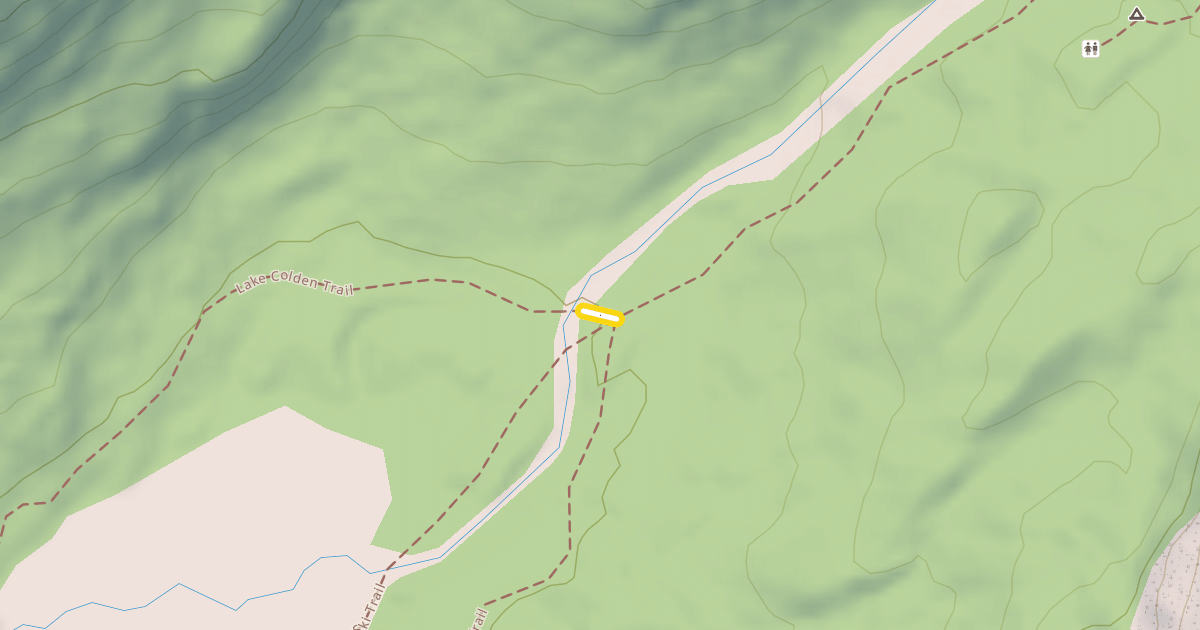 Map preview of Lake Colden Trail