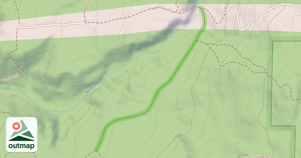 Map of Hyannis Trail
