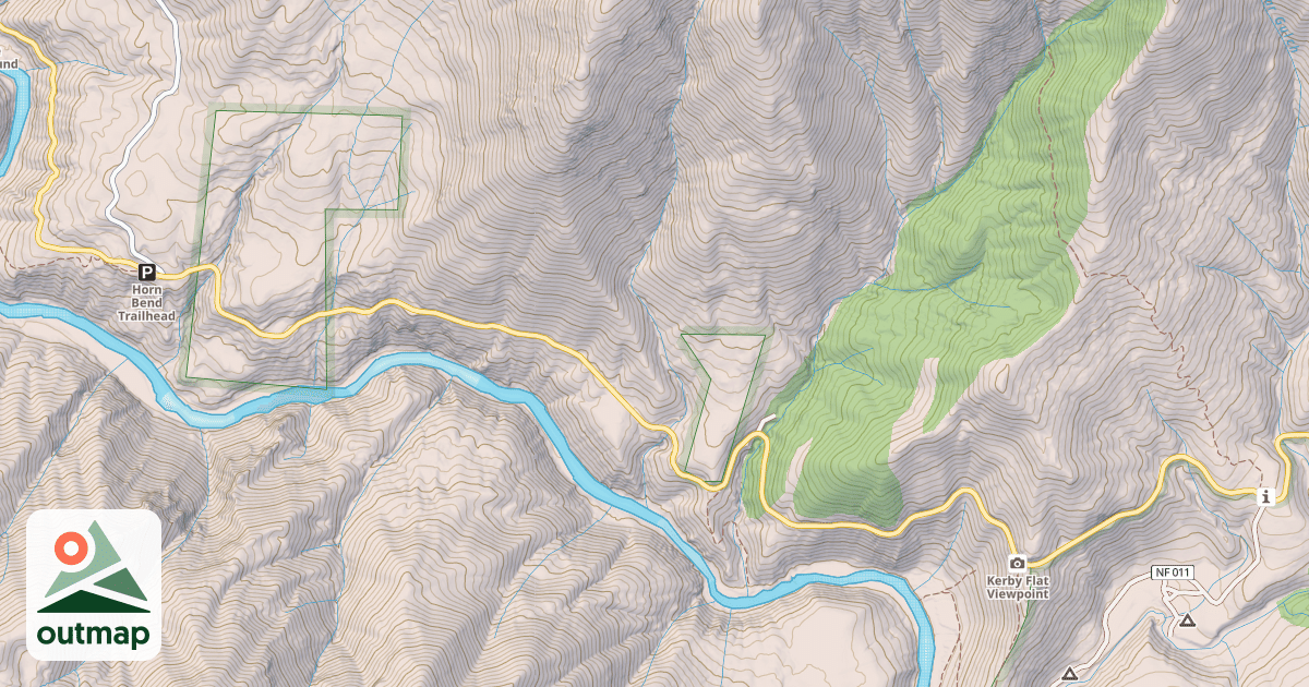 Map of ILLINOIS RIVER