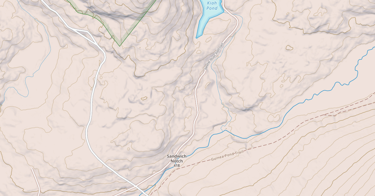 Map preview of Kiah Pond Snomo