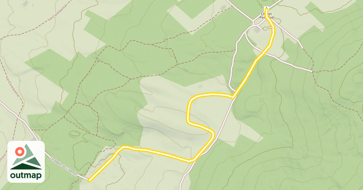 Map of La Combette