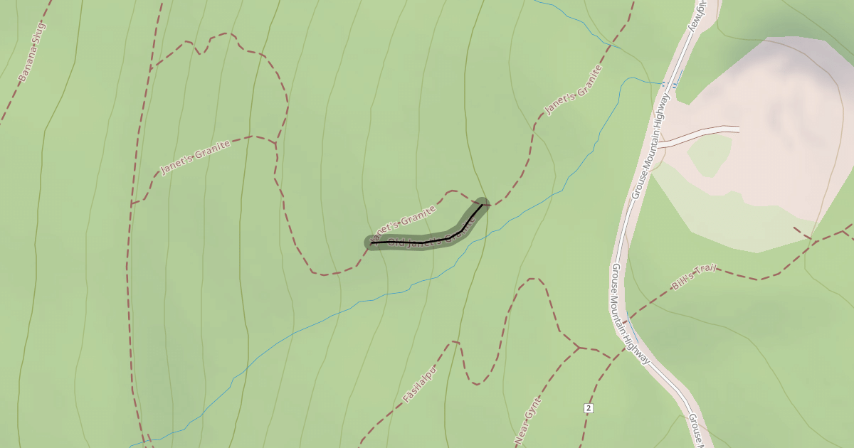 Map preview of Old Janet's Granite