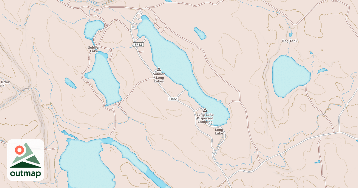 Map of ANDERSON MESA