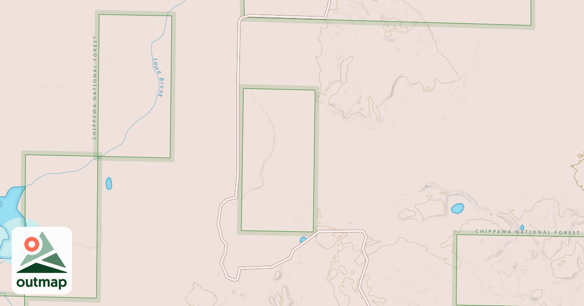 Map of BAILEY LAKE WEST