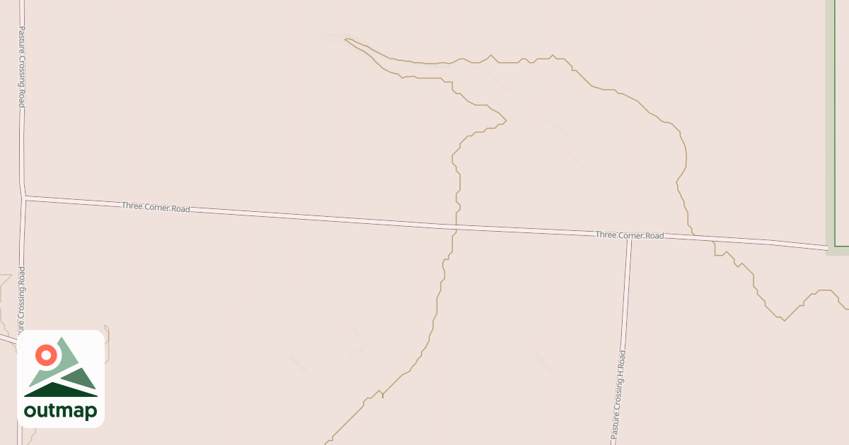 Map of THREE CORNER