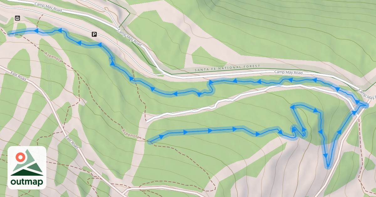 Map of Lower Aspenola
