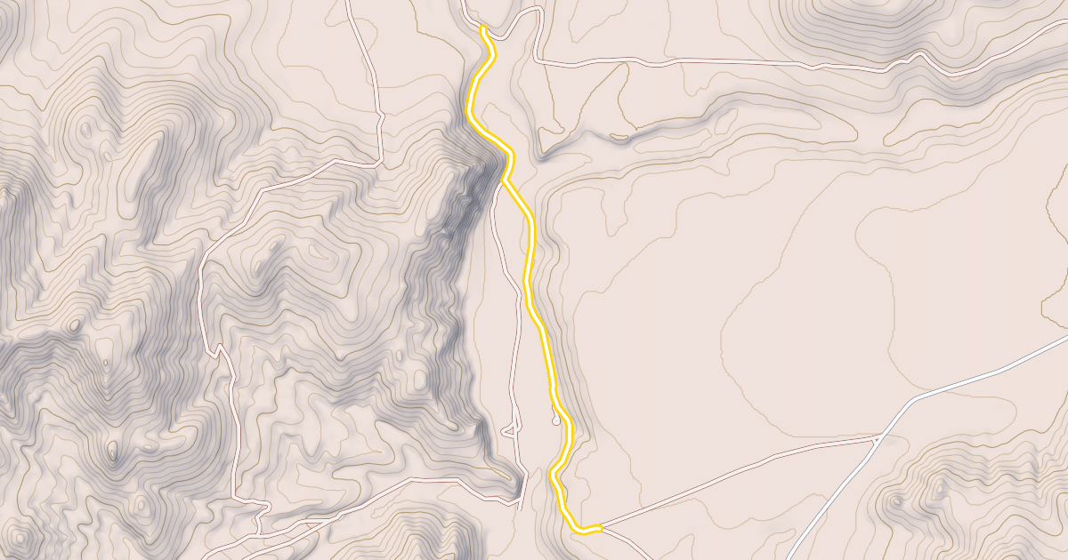 Map preview of Muldoon Canyon (Snowmobile)