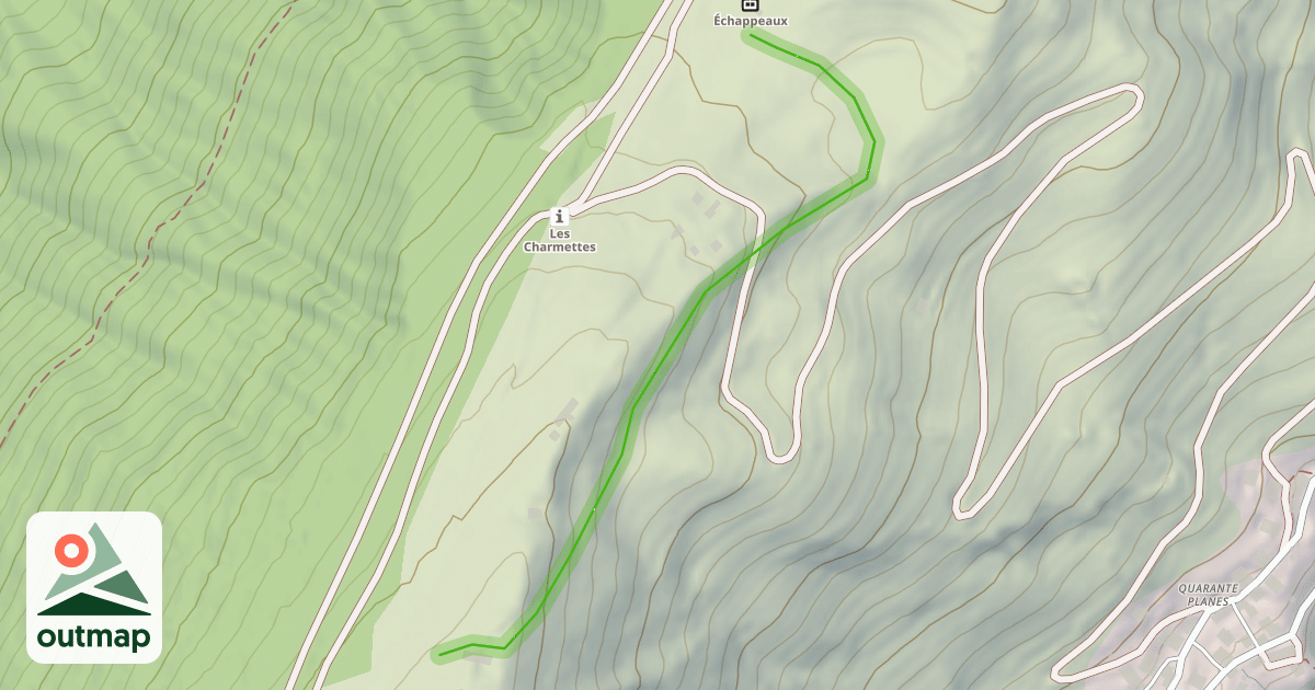 Map of Charmettes