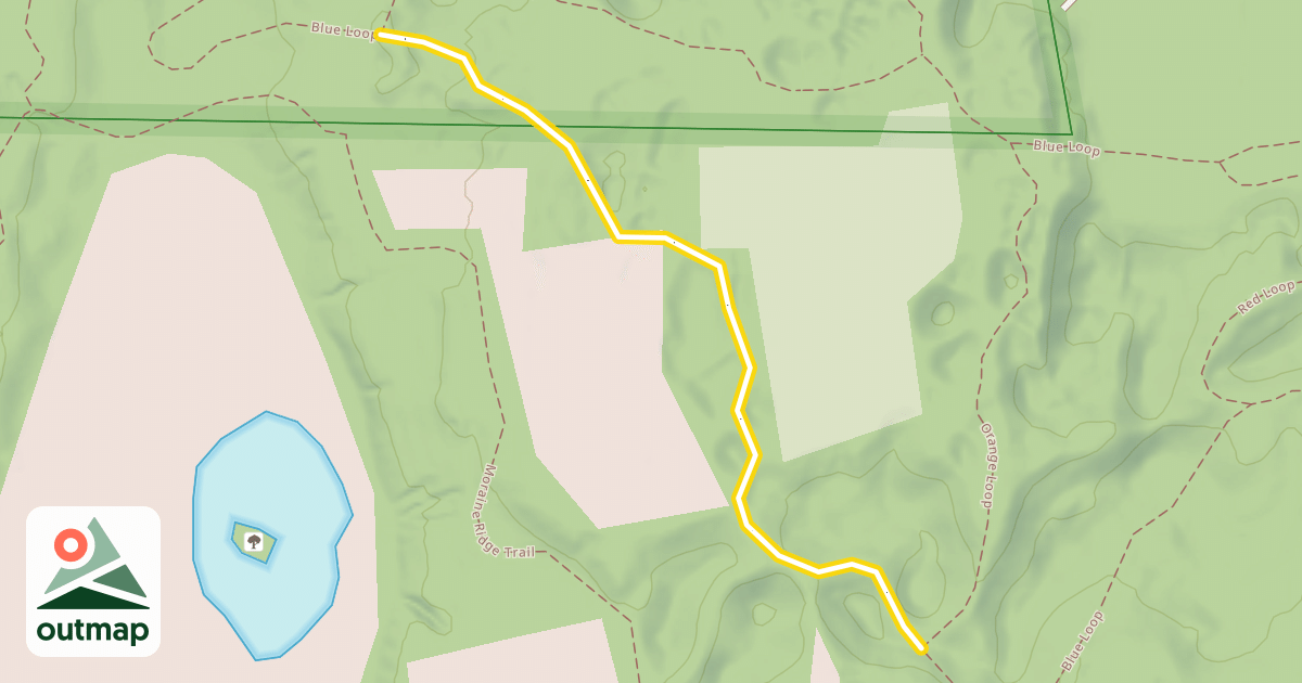 Map of Blue Loop