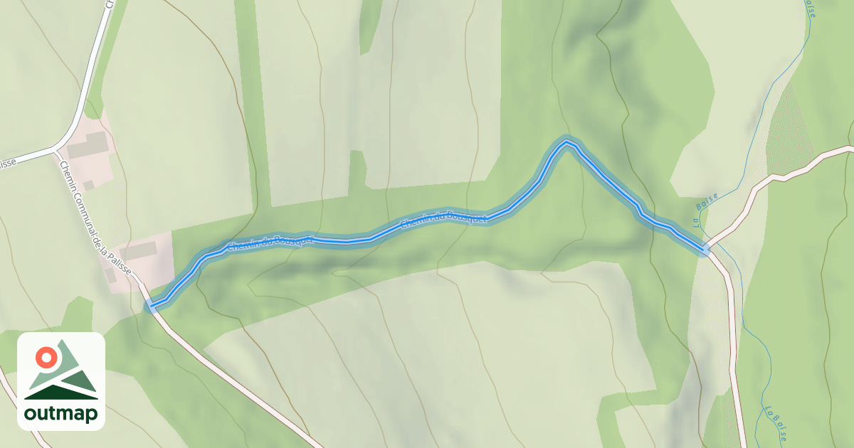 Map of Chemin du Bousquet