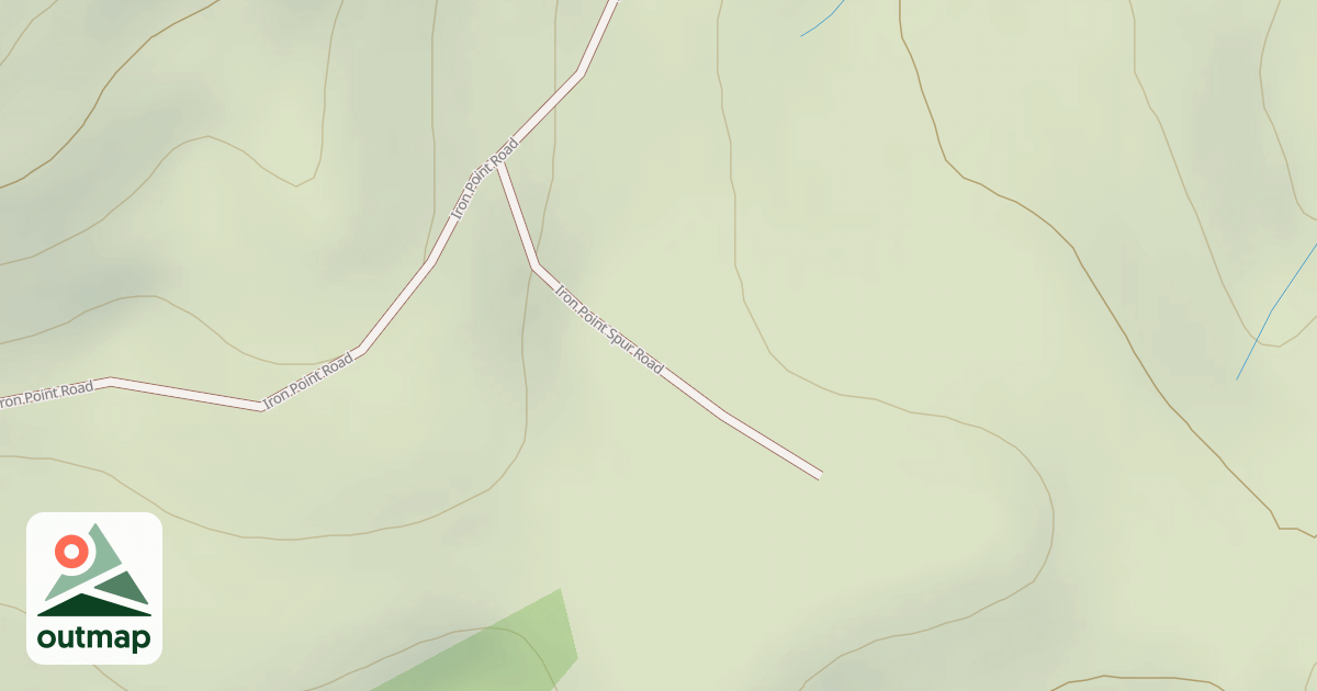 Map of IRON POINT SPUR