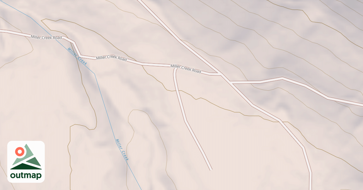 Map of MILLER CREEK P