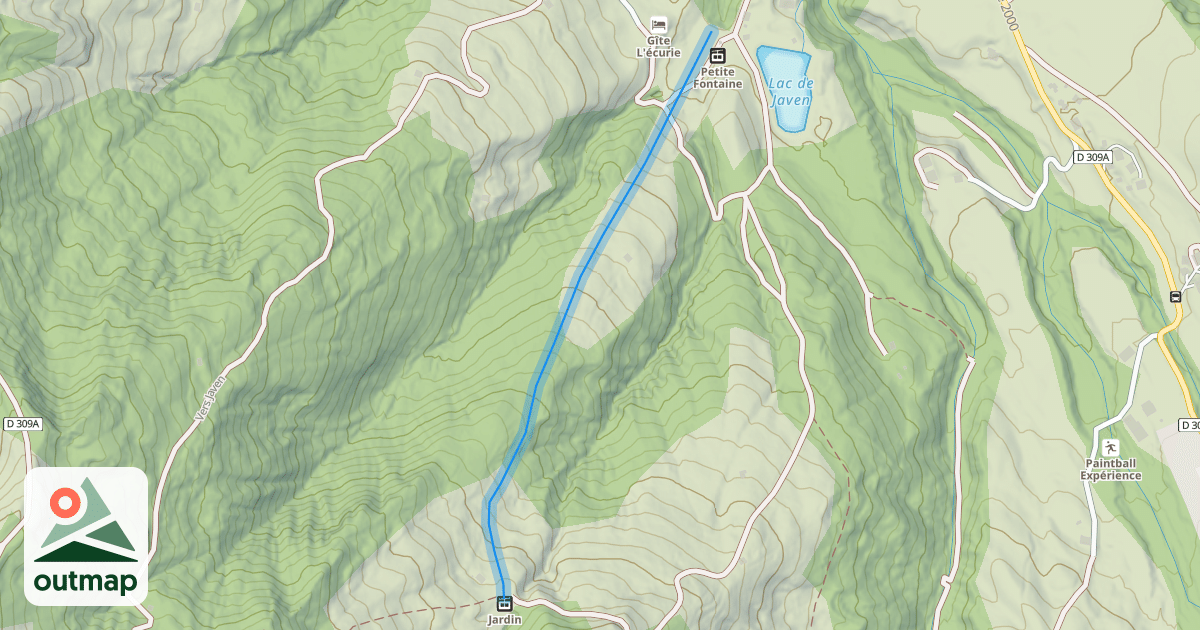 Map of Fontaine