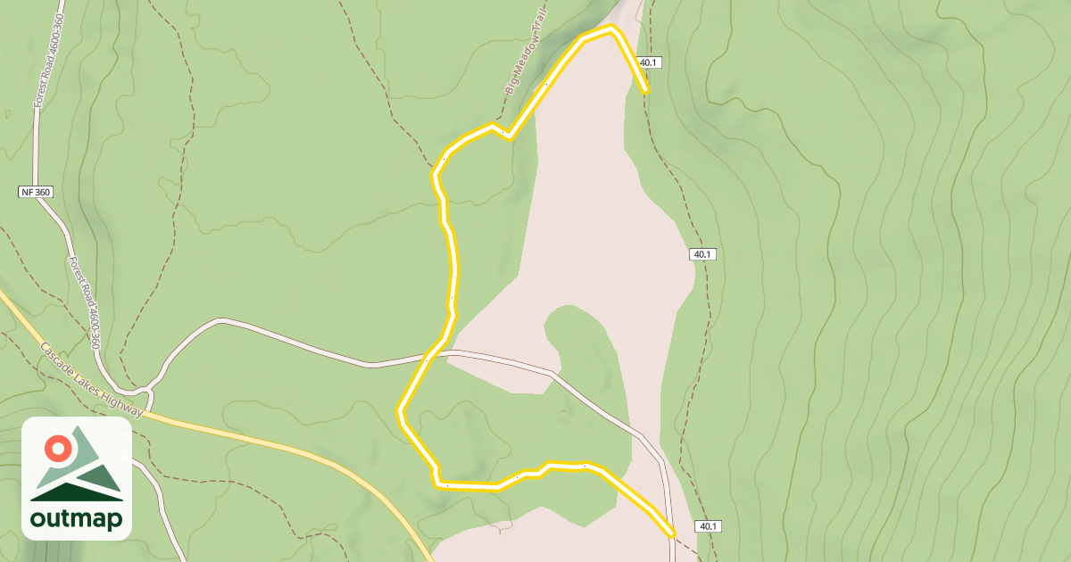Map of Dutchman Loop