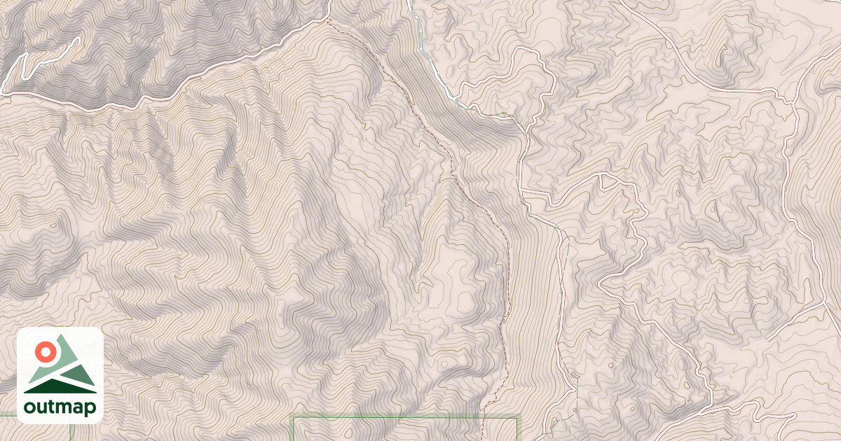 Map of South Fork Inman