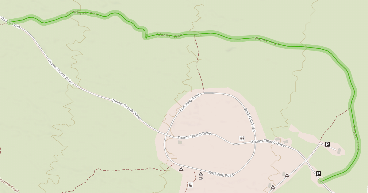 Map preview of Wagner Trail