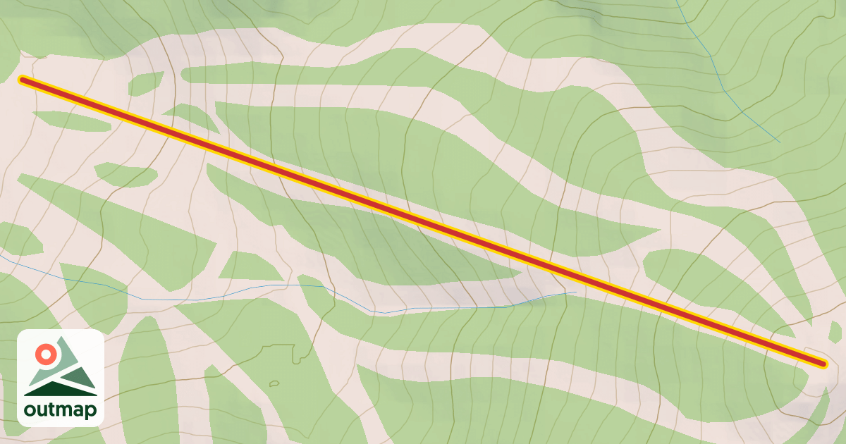Map of Baker Creek Lift