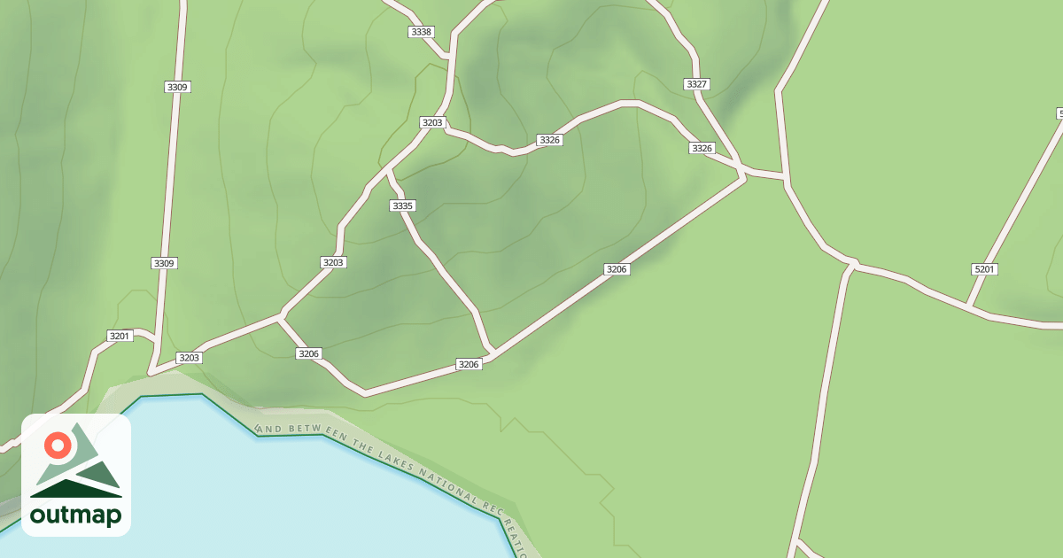 Map of USFS Motor Vehicle Use Map Trails 19087