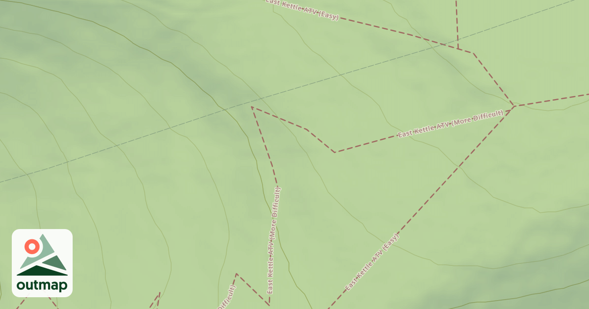 Map of East Kettle ATV Trail System