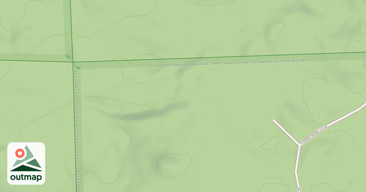 Map of FR 322AA