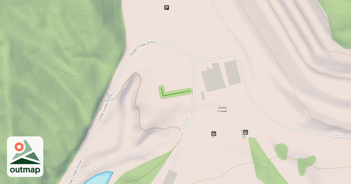 Map of Rainbow Ridge