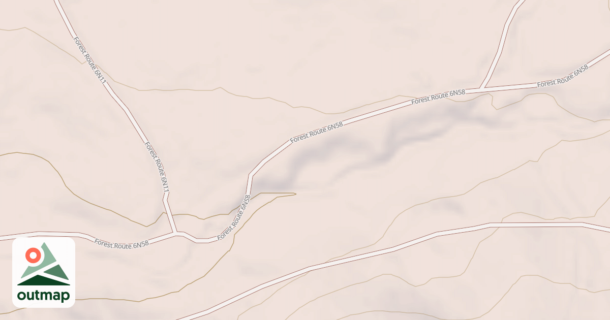 Map of USFS Motor Vehicle Use Map Roads {D46614E3-B1B0-44B0-8C12-022BECAE9FCD}
