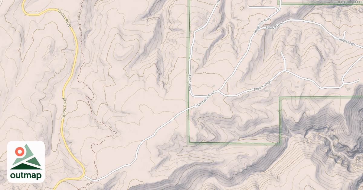 Map of ASPEN HILLS
