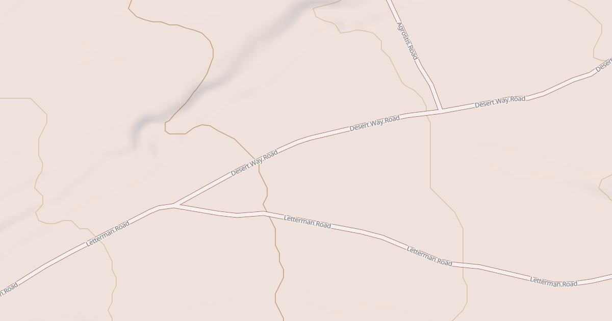 Map preview of DESERT WAY ROAD