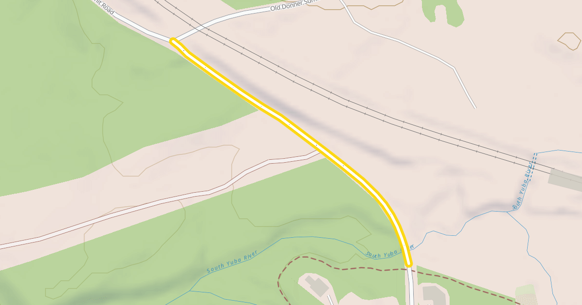 Map preview of Mules Ear Drive