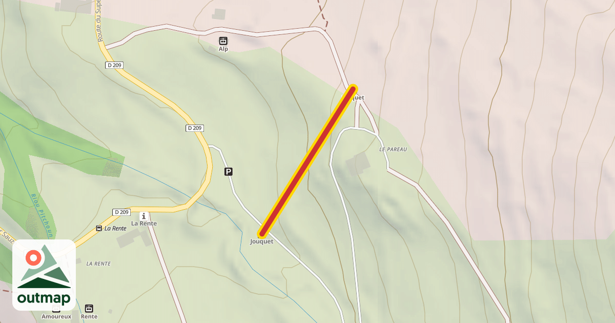 Map of Jouquet