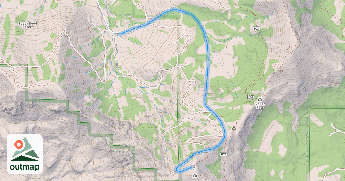 Map of Crowley's Traverse