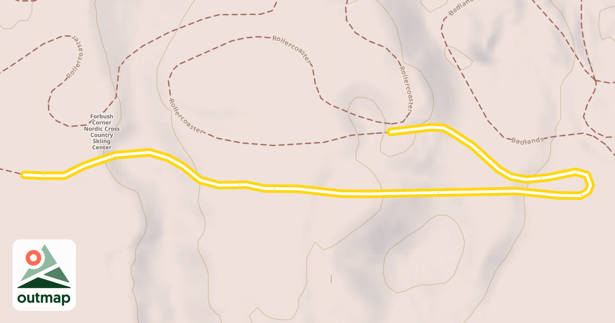 Map of Rollercoaster