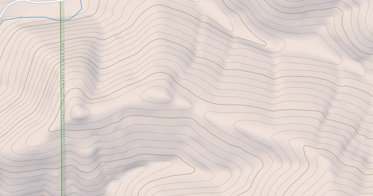 Map preview of HYAAK CREEK