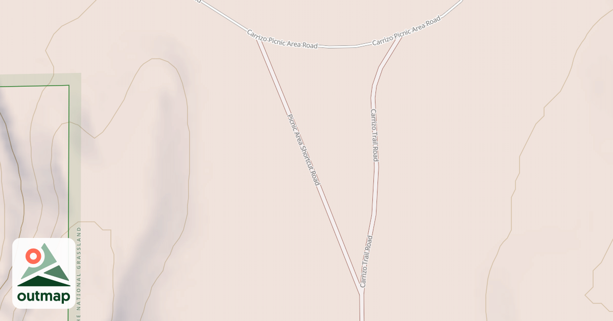 Map of PICNIC AREA SHORTCUT