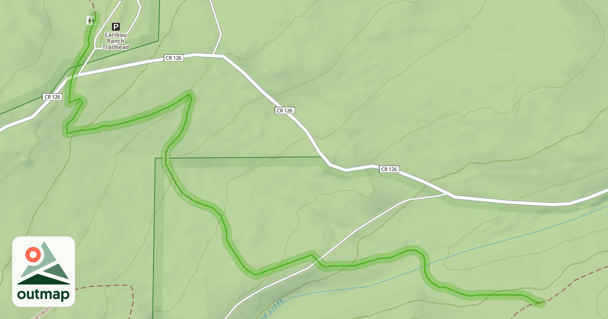 Map of Caribou Ranch Link