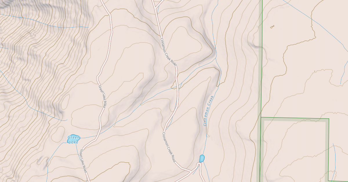 Map preview of CINNAMON CREEK