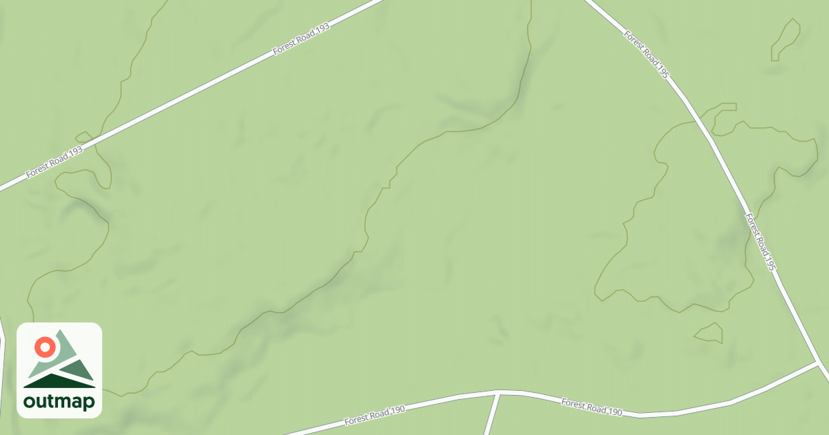 Map of USFS Motor Vehicle Use Map Trails 24688