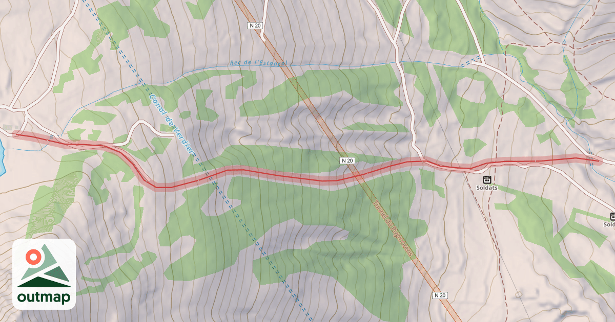 Map of Les Sapins