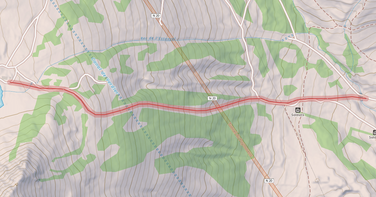 Map preview of Les Sapins