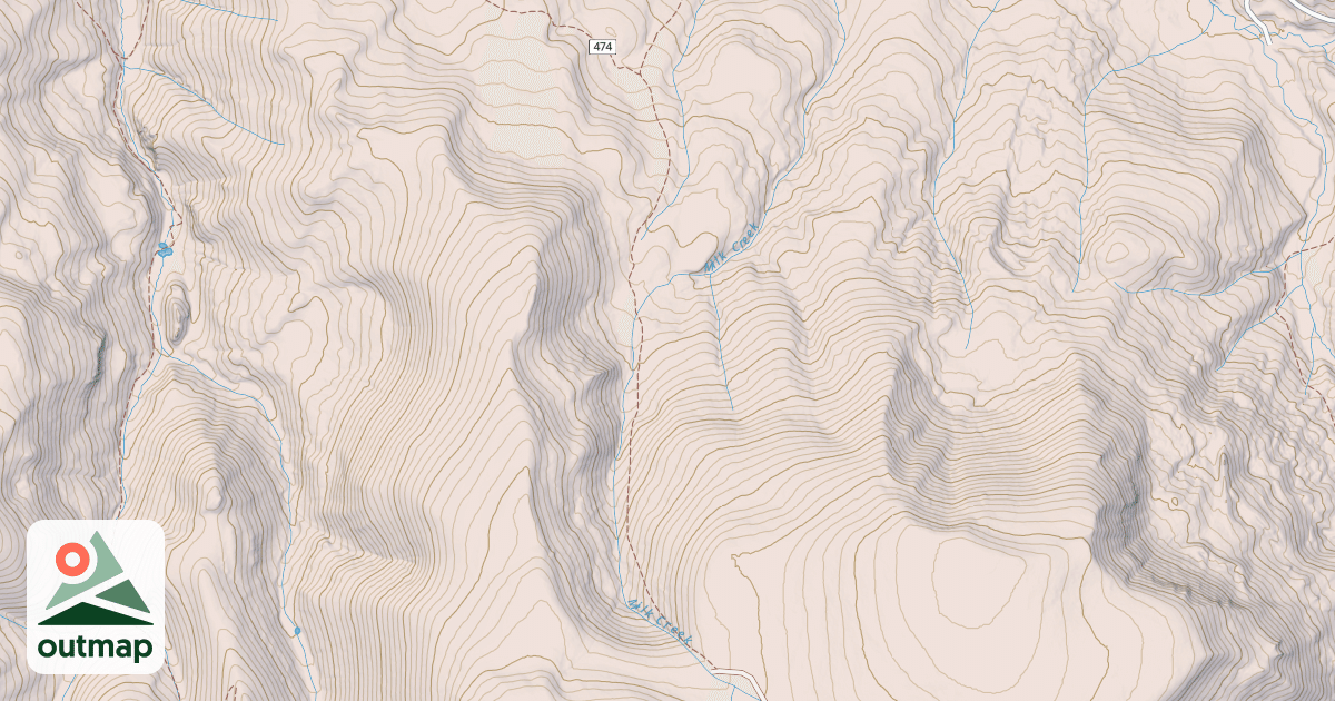 Map of USFS Motor Vehicle Use Map Trails 5044