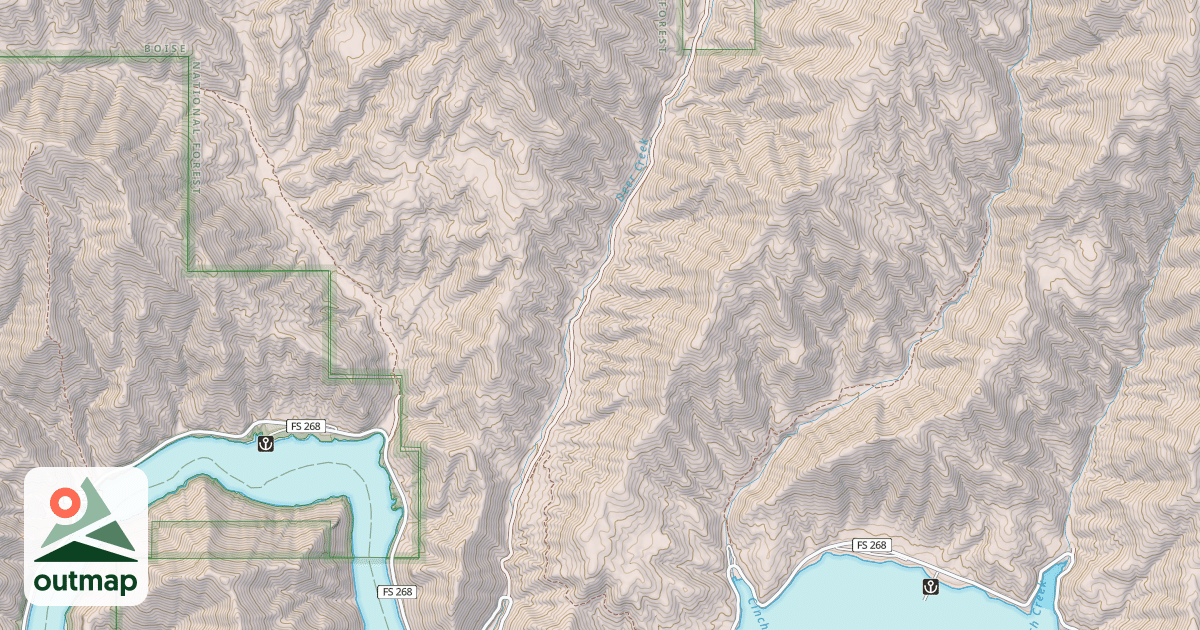 Map of DEER CREEK