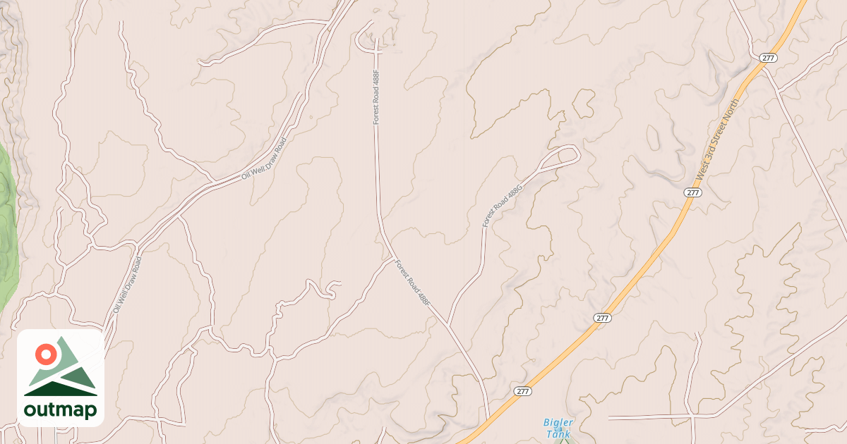 Map of USFS National Forest System Roads {B722F533-15C1-4F0D-97D4-1B6B36E399A4}