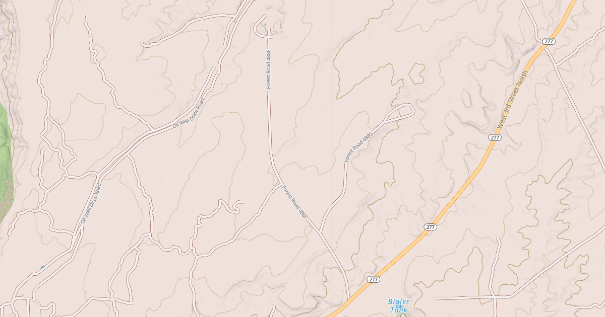 Map preview of USFS National Forest System Roads {B722F533-15C1-4F0D-97D4-1B6B36E399A4}