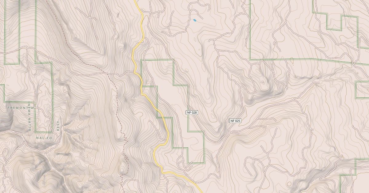 Map preview of BURNT CREEK SPUR