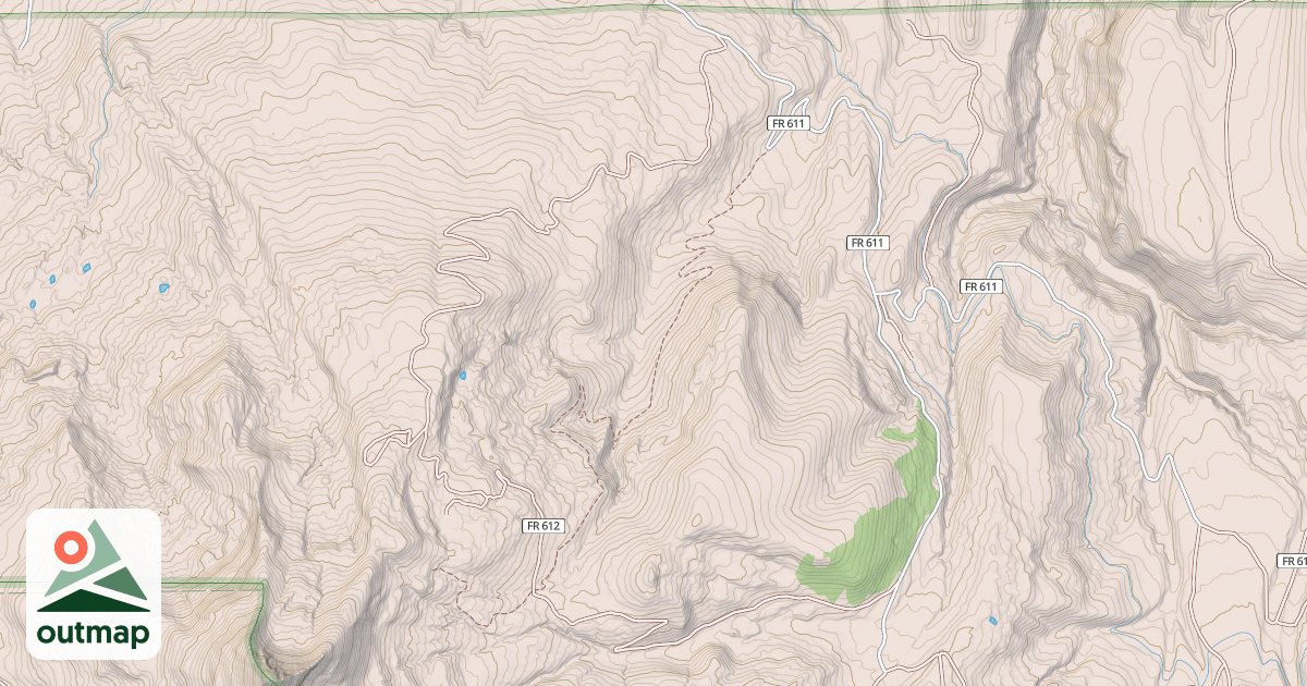 Map of GALLOWAY CREEK