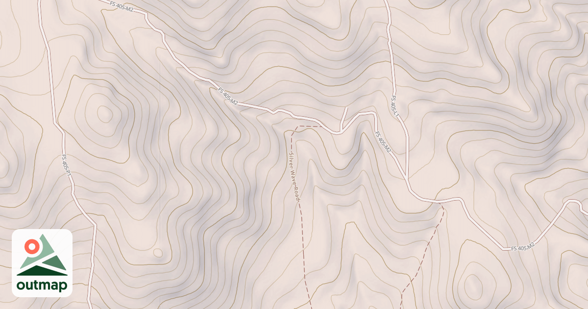 Map of MERREL SPRINGS