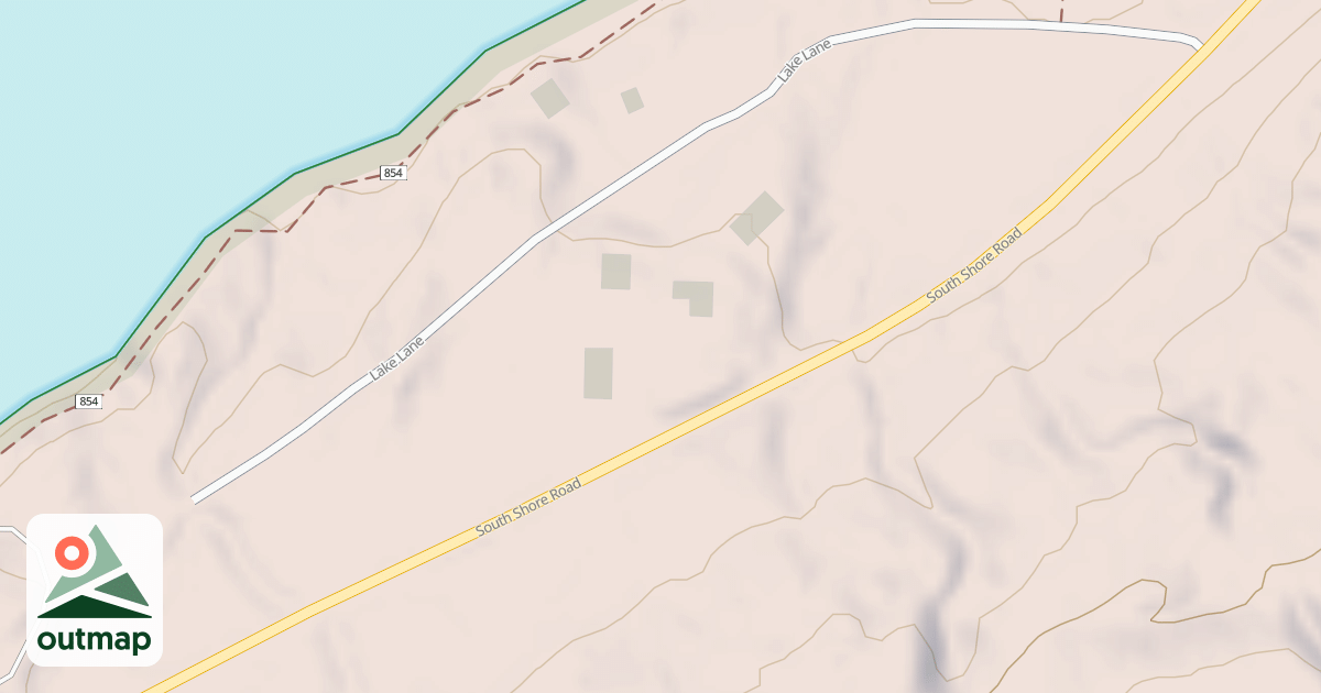 Map of LAKE LANE RECREATION RESIDENCE
