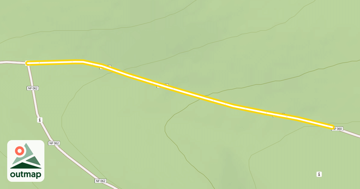 Map of Forest Road 4615-060