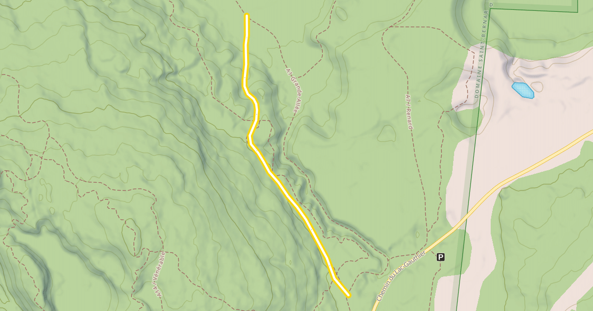 Map preview of A13 / Lièvre