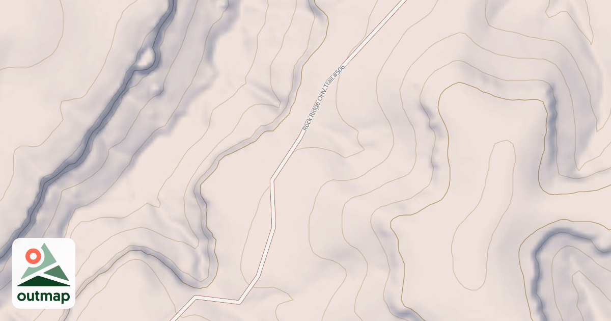 Map of Rock Ridge Ohv Trail